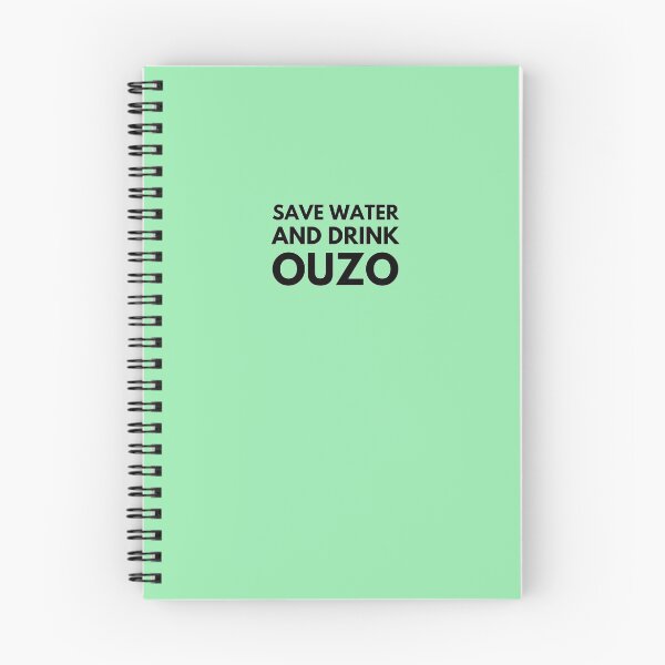 Item preview, Save Water And Drink Ouzo Funny Greek Design Gifts designed and sold by TheGreekGuy.
