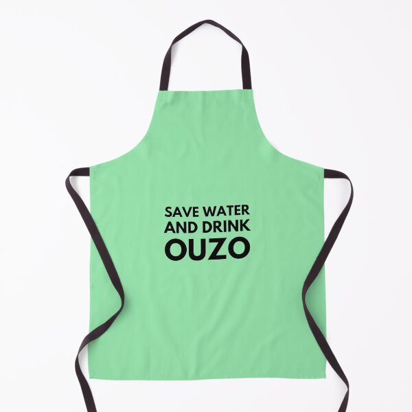Item preview, Save Water And Drink Ouzo Funny Greek Design Gifts designed and sold by TheGreekGuy.