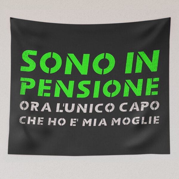 Item preview, Sono In Pensione Ora L'unico Capo Che Ho E' Mia Moglie designed and sold by NajoFashions.