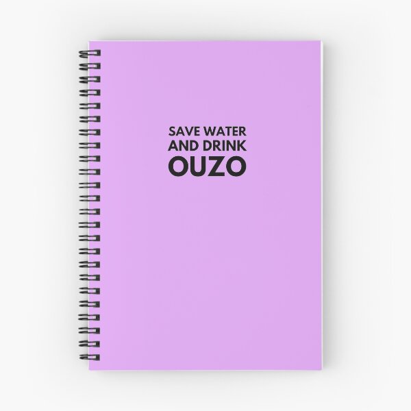 Item preview, Save Water And Drink Ouzo Funny Greek Design Gifts designed and sold by TheGreekGuy.