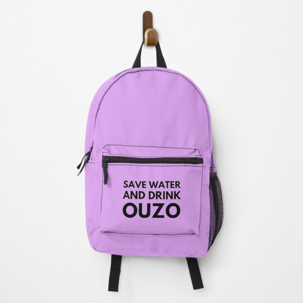 Item preview, Save Water And Drink Ouzo Funny Greek Design Gifts designed and sold by TheGreekGuy.