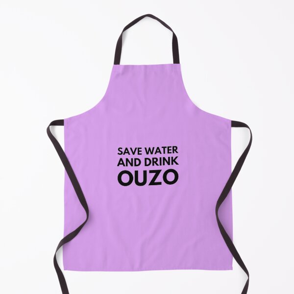 Item preview, Save Water And Drink Ouzo Funny Greek Design Gifts designed and sold by TheGreekGuy.
