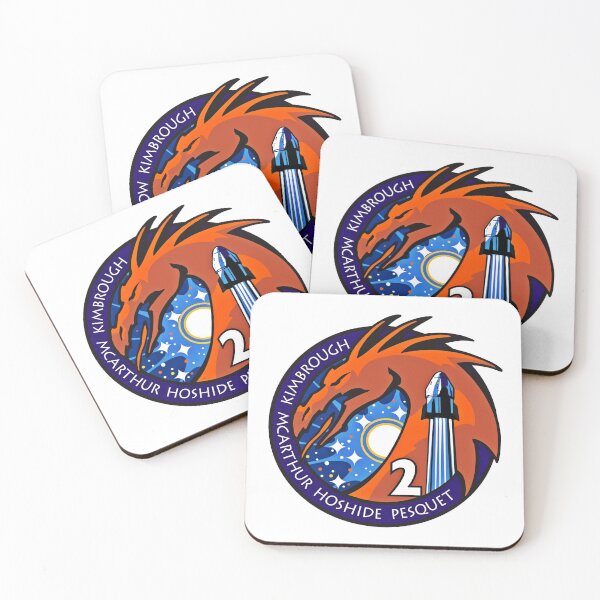 Item preview, Crew Dragon 2 Mission Patch designed and sold by Nikki SpaceStuffPlus.