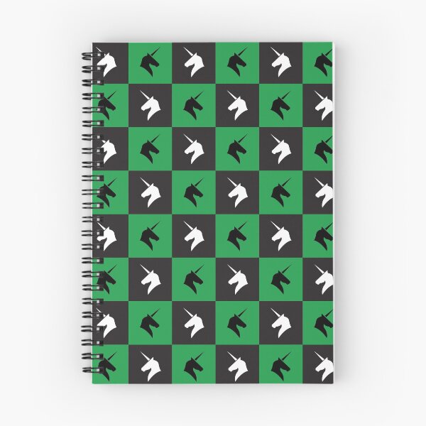 Item preview, Pattern Chessboard Black And Green Unicorn designed and sold by doucelune.