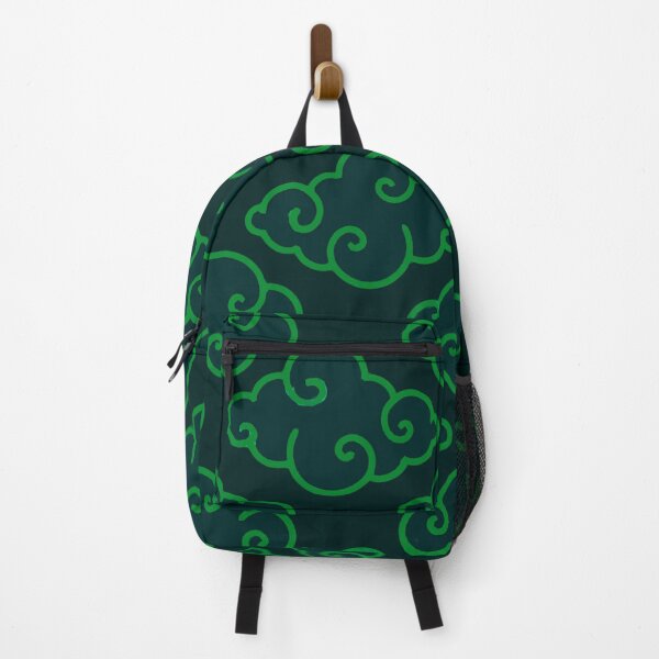 Item preview, Copy of traditional Japanese cloud pattern in green designed and sold by Oni Kanzen.