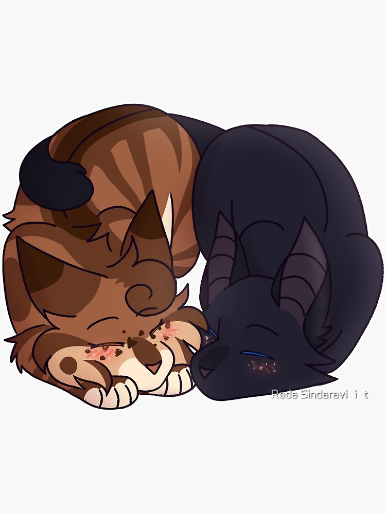 Ashfur Sticker for Sale by ClownCryptids