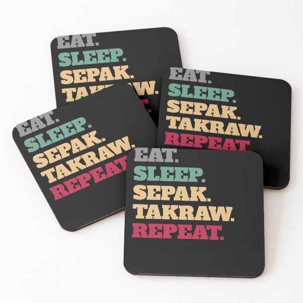 Item preview, Eat Sleep Sepak Takraw Repeat designed and sold by Salvadax.