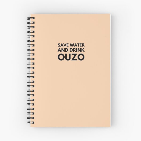Item preview, Save Water And Drink Ouzo Funny Greek Design Gifts designed and sold by TheGreekGuy.