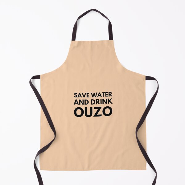 Item preview, Save Water And Drink Ouzo Funny Greek Design Gifts designed and sold by TheGreekGuy.