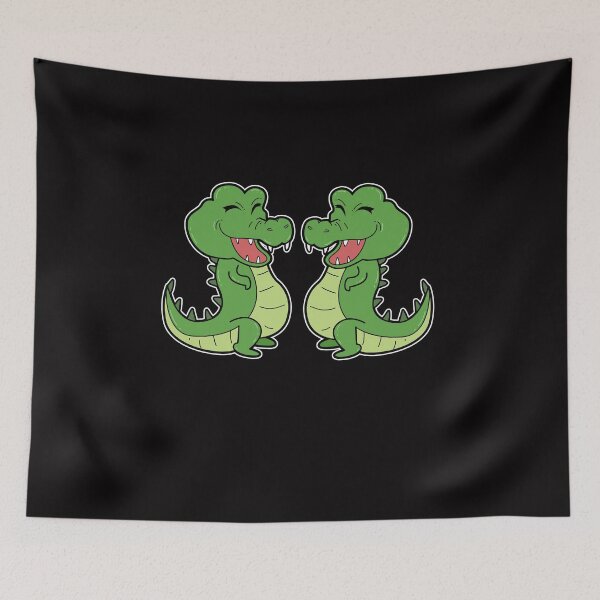 Aperçu de l'œuvre Mignon aligator crocodile drôle créée et vendue par Imutobi.