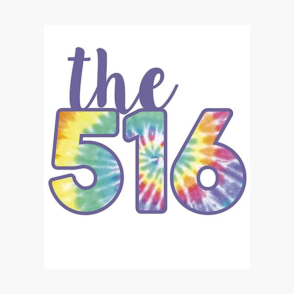 Lámina fotográfica «El tinte del lazo del código de área 516» de emilystp23 Redbubble