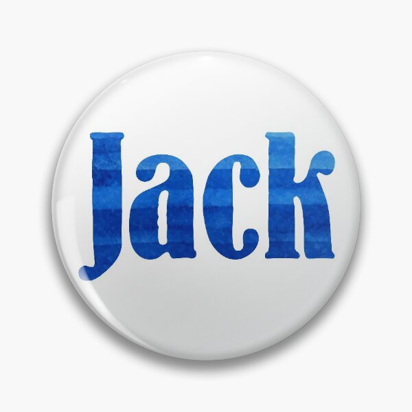 Item preview, Jack, boys name, blue watercolor design designed and sold by ComicKitsch.