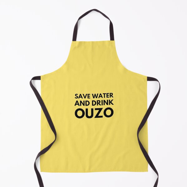 Item preview, Save Water And Drink Ouzo Funny Greek Design Gifts designed and sold by TheGreekGuy.