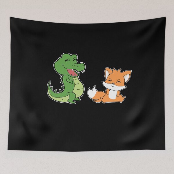 Aperçu de l'œuvre Renard aligator crocodile mignon créée et vendue par Imutobi.
