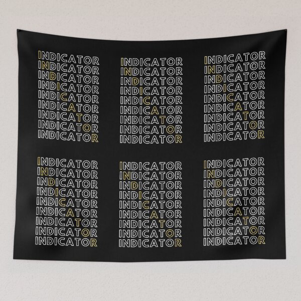 Item preview, The INDICATOR crossword art designed and sold by TraderShirts.