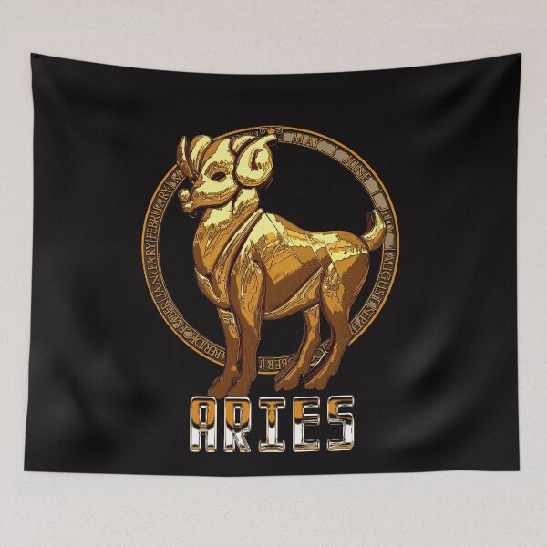 Artikelvorschau, Widder Gold Metall Sternzeichen entworfen und verkauft von CodyNorris.