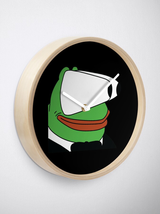 Pepega High Quality Emote Clock for Sale by OldDannyBrown