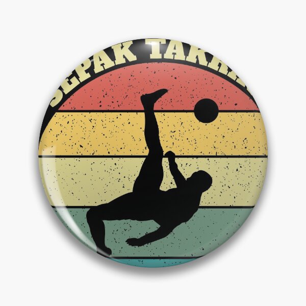 Item preview, Retro Vintage Kick Volleyball Sepak Takraw designed and sold by Salvadax.