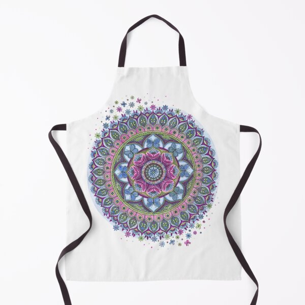 Item preview, Butterfly Mandala - Turquoise and Pink Variation designed and sold by SarahTravisArt.
