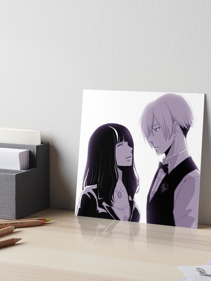 Death Parade Decim & Chiyuki  Art Board Print for Sale by marie670