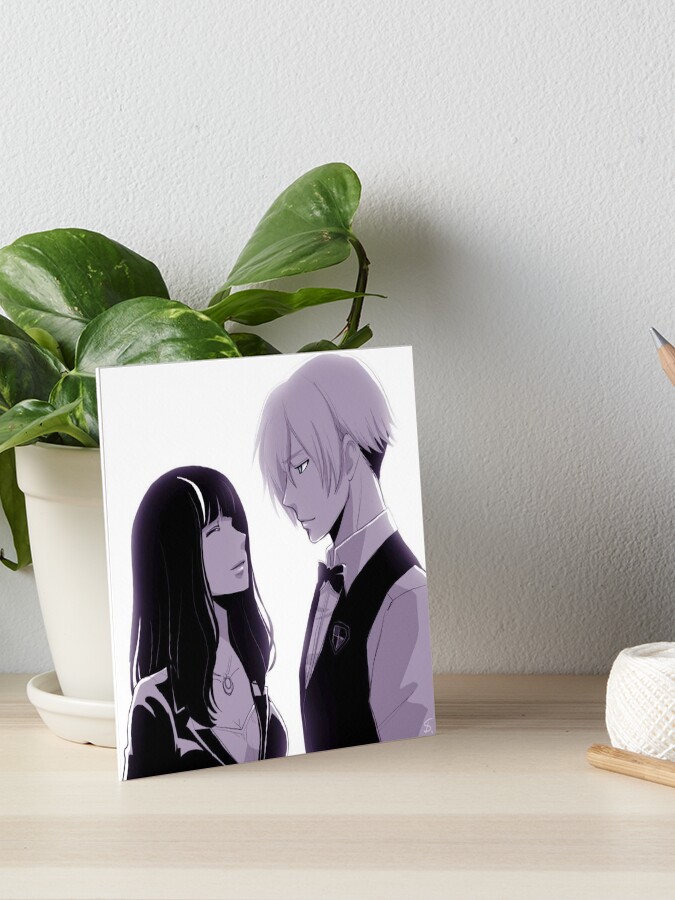 Death Parade Decim & Chiyuki  Art Board Print for Sale by marie670