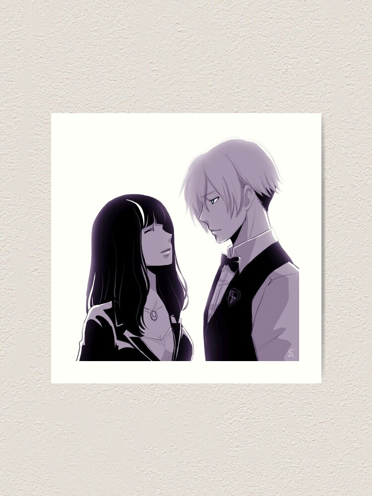 Death Parade Decim & Chiyuki  Art Board Print for Sale by marie670