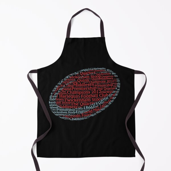 Item preview, Harlequins English Rugby Union Gift Quins Fan Word Art Ball designed and sold by ScrumAllYeFaith.