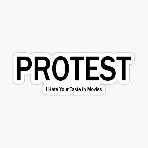 Protest Sticker