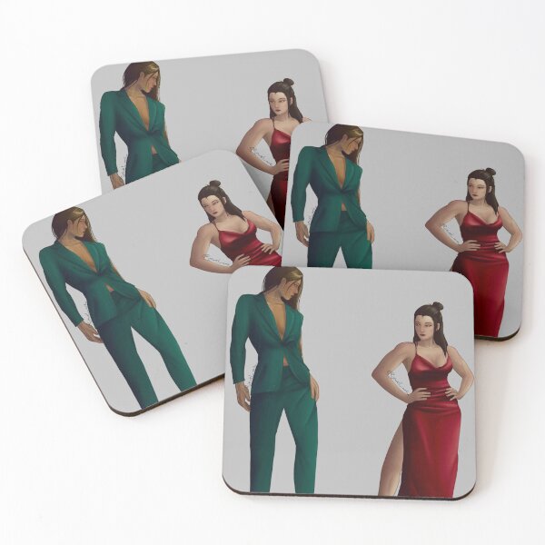 Item preview, Green Suit Red Dress designed and sold by 11ofCrows.