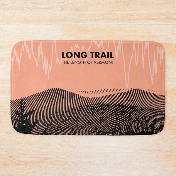 Item preview, The Long Trail Elevation Art - Peach designed and sold by PilgrimageShop.