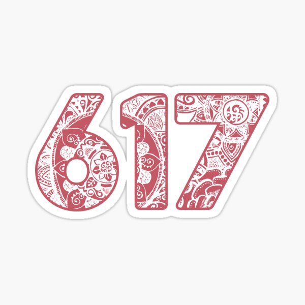 Vista previa del artículo con la obra «El doodle del código de área 617», diseñado y vendido por emilystp23.