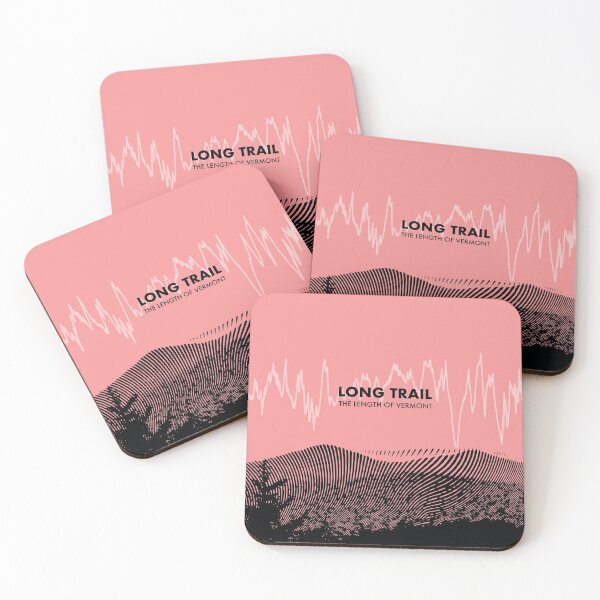 Item preview, The Long Trail Elevation Art - Pink designed and sold by PilgrimageShop.