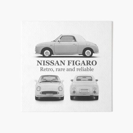 Artikel-Vorschau von Nissan Figaro in Monochrom – Design 9, designt und verkauft von thefigarostore.