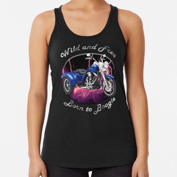 Harley Davidson Freewheeler Wild And Free Racerback Tank Top