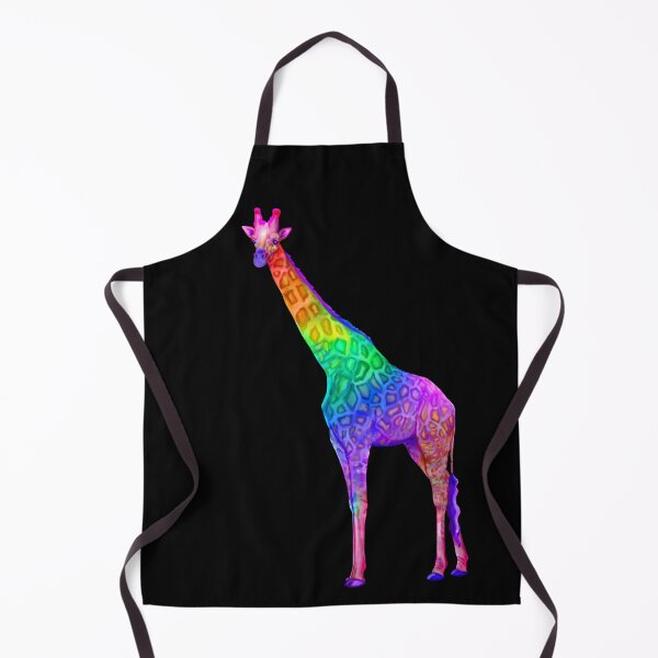 Item preview, Psychedelic Rainbow Groovy Giraffe designed and sold by Deborah Camp.