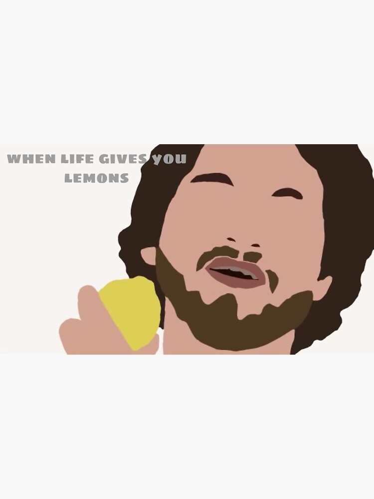 "when life gives you lemons vine" Sticker by giannamc Redbubble