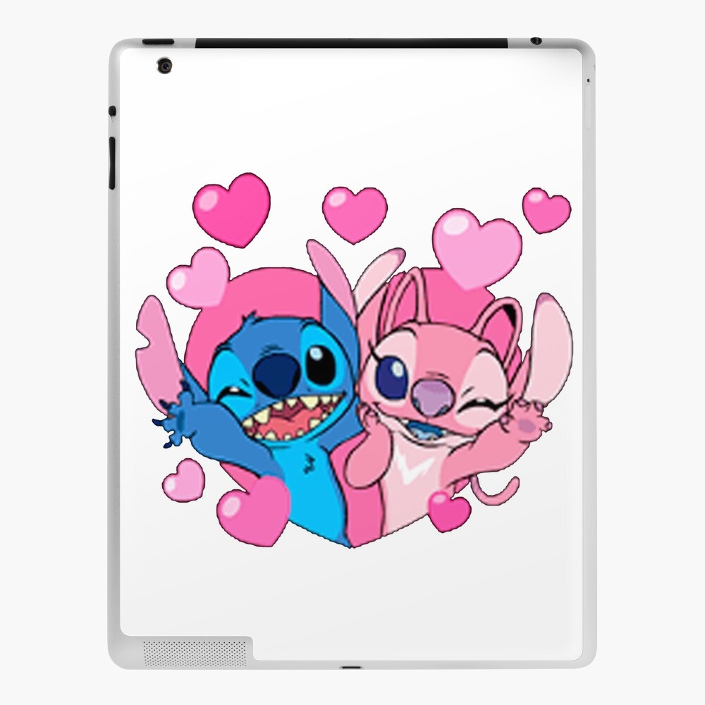 Funda y vinilo para iPad for Sale con la obra «Stitch Y Lilo Stitch Angel  Love» de RufusGagas