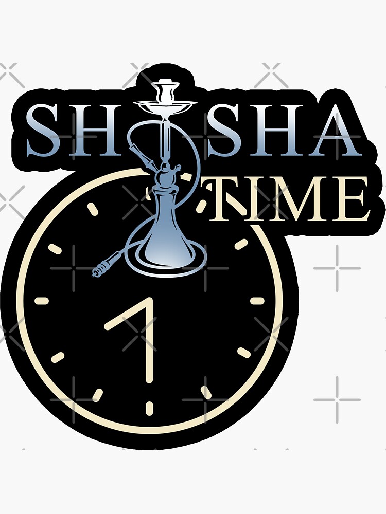 Thumbnail 3 von 3, Sticker, Hookah Shisha Retro designt und verkauft von titanosdesign.