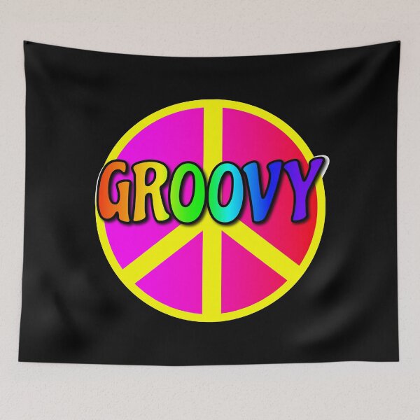 Item preview, Groovy peace sign - 60's 70's Hippie designed and sold by DebbisPalette.