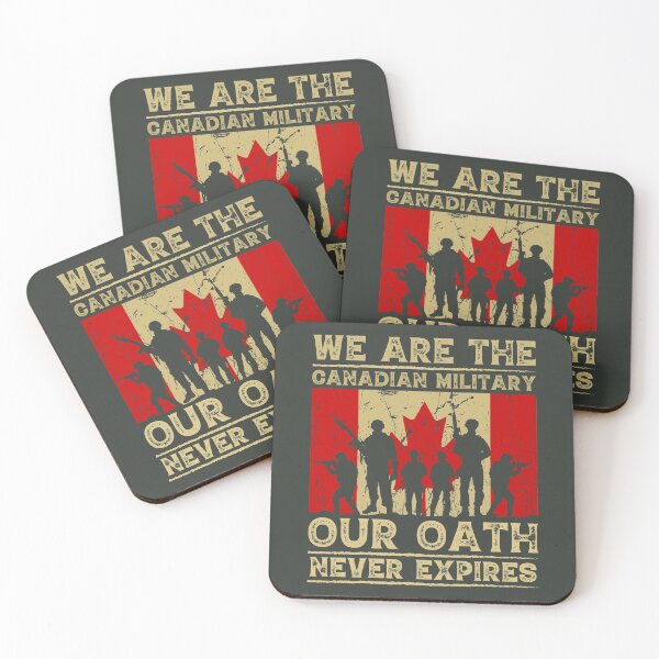 Item preview, 'WE ARE THE CANADIAN MILITARY OUR OATH NEVER EXPIRES' COLLECTION designed and sold by JRM Tees & More Store.