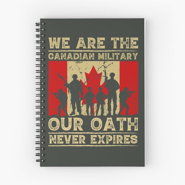 Item preview, 'WE ARE THE CANADIAN MILITARY OUR OATH NEVER EXPIRES' COLLECTION designed and sold by JRM Tees & More Store.