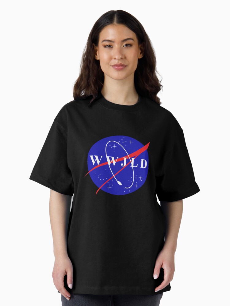 Thumbnail 1 of 7, Oversized T-Shirt, What Would Jim Lovell Do? designed and sold by ihateyourtaste.