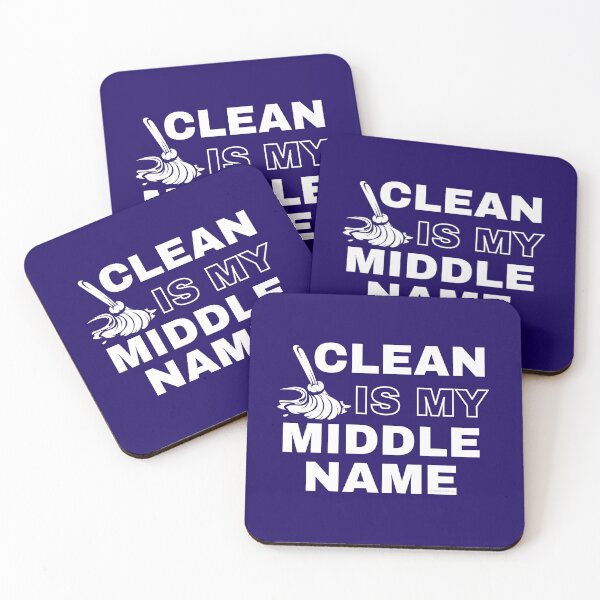 Item preview, Clean is My Middle Name Broom Cleaning Lady Gifts designed and sold by SavvyCleaner.