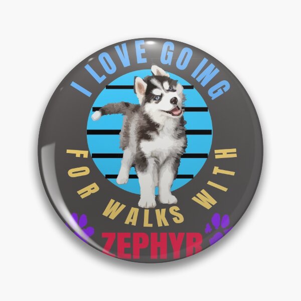 Item preview, Love Pomsky Name Zephyr Cute Portrait Pomsky designed and sold by Zavola.
