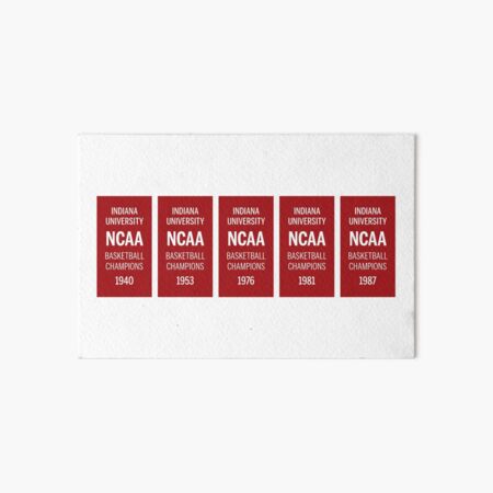 IU Basketball Banners Art Board Print