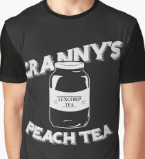 Granny's Peach Tea White Graphic T-Shirt