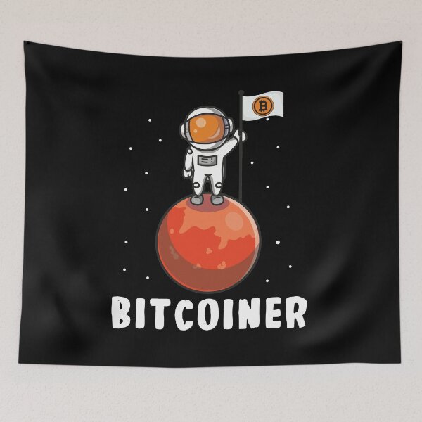 Item preview, Bitcoin Bitcoiner Astronaut Crypto Currency Crypto BTC designed and sold by Lenny Stahl.