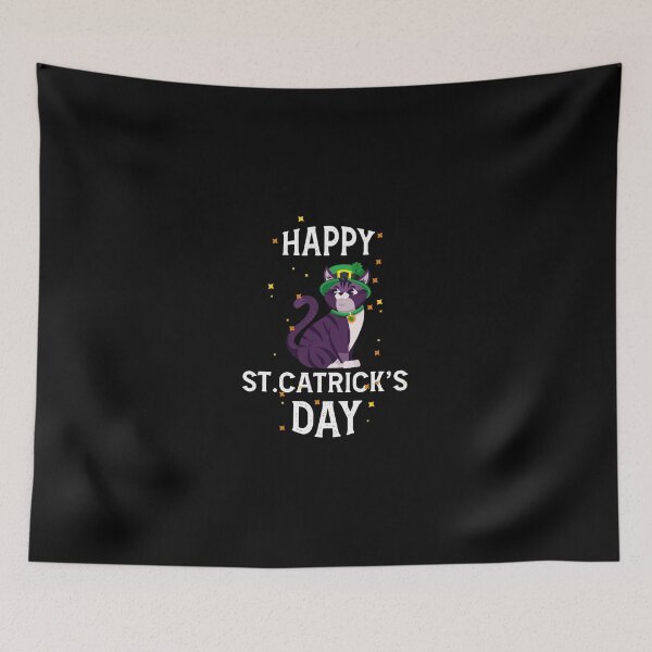 Item preview, Funny Happy St Catrick's Day / cat loves patrick's day / funny gift ideas for Patrick's Day Lovers designed and sold by biigshow.
