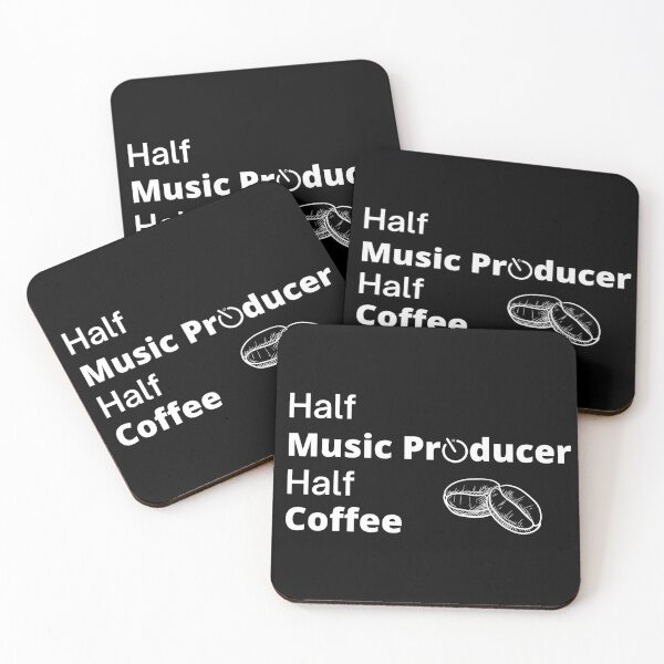 Item preview, Half Music Producer Half Coffee designed and sold by CJacobsDesigns.