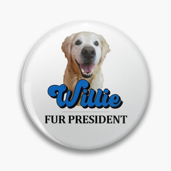 Item preview, Willie Nelson (the golden retriever) for President designed and sold by gatonelson6.